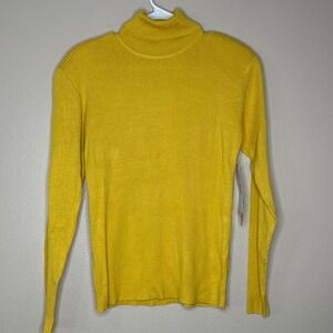 Rena Rowan NWT 100% Silk Top Size L‎ Petite Cowl Neck Long Sleeve Casual Work